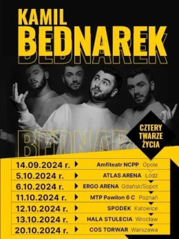 Gdańsk/Sopot Wydarzenie Koncert Kamil Bednarek - Cztery Twarze Życia