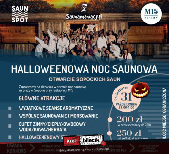 Sopot Wydarzenie Inne wydarzenie Halloween w saunach M15!