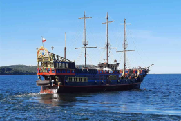 Sopot Atrakcja Rozrywka Statek "Pirat"