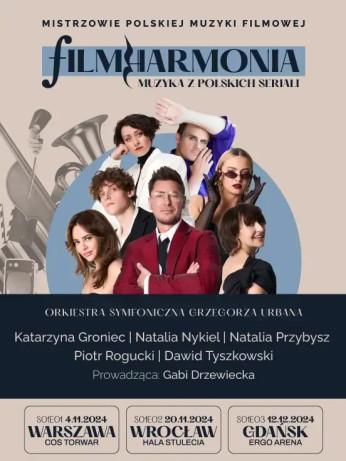 Gdańsk/Sopot Wydarzenie Inne wydarzenie „GRONIEC, NYKIEL, PRZYBYSZ, ROGUCKI, TYSZKOWSKI I MUZYKA Z POLSKICH SERIALI – FILMHARMONIA”