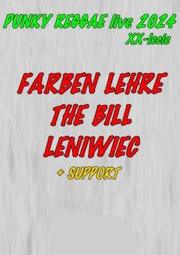 Gdynia Wydarzenie Koncert Wystąpią: Farben Lehre, The Bill, Leniwiec + support